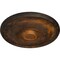 Ekena Millwork Jefferson Ceiling Medallion (Fits Canopies up to 2 7/8"), Hand-Painted Rust, 11 3/4"OD x 3/8"P CM12JERUS - alternate 3